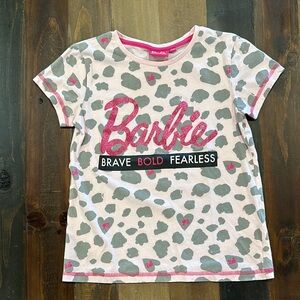 Barbie Kids Graphic T-Shirt - Pink and Gray